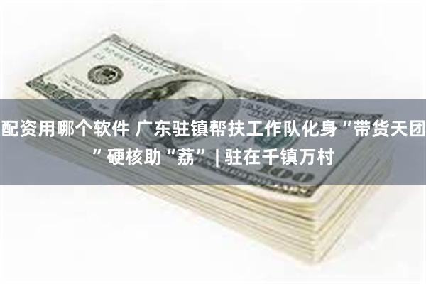 配资用哪个软件 广东驻镇帮扶工作队化身“带货天团”硬核助“荔” | 驻在千镇万村