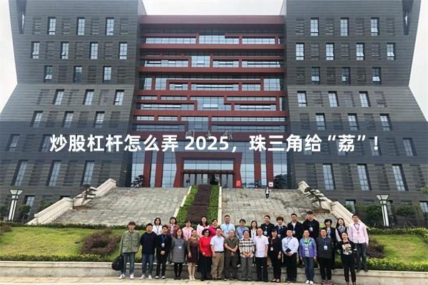 炒股杠杆怎么弄 2025，珠三角给“荔”！
