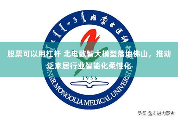 股票可以用杠杆 北电数智大模型落地佛山，推动泛家居行业智能化柔性化