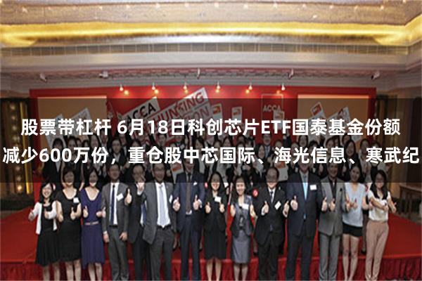 股票带杠杆 6月18日科创芯片ETF国泰基金份额减少600万份，重仓股中芯国际、海光信息、寒武纪