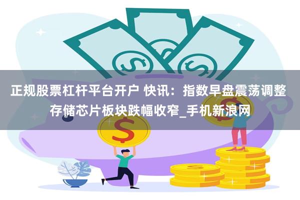 正规股票杠杆平台开户 快讯：指数早盘震荡调整 存储芯片板块跌幅收窄_手机新浪网