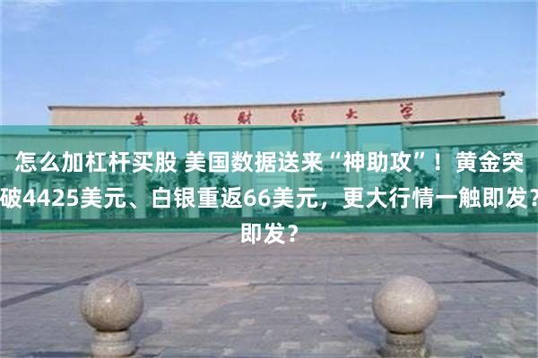 怎么加杠杆买股 美国数据送来“神助攻”！黄金突破4425美元、白银重返66美元，更大行情一触即发？